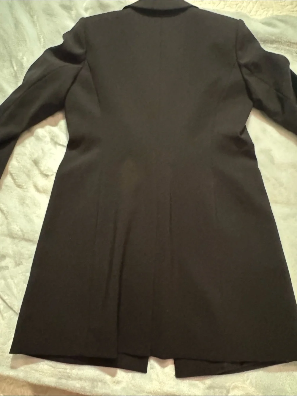 DKNY Black Single-Button Longline Blazer - Picture 2 of 9